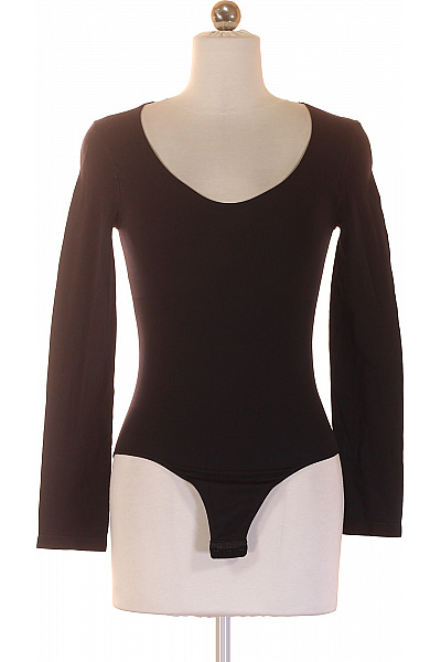 Dámské tričko s dlouhým rukávem černé jednobarevné basic Velikost XS | Unimoda | obrázek 2