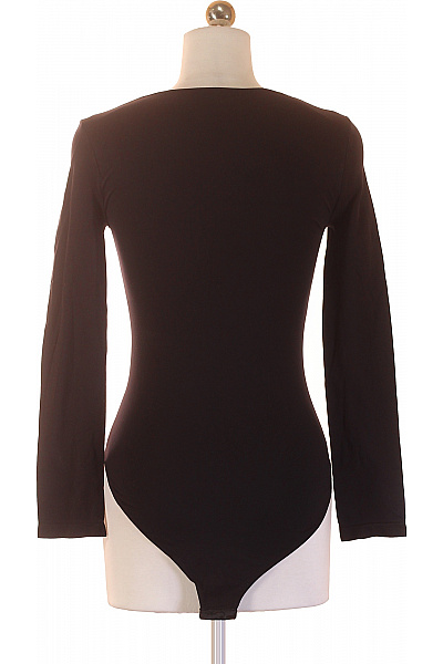 Dámské tričko s dlouhým rukávem černé jednobarevné basic Velikost XS | Unimoda | obrázek 3