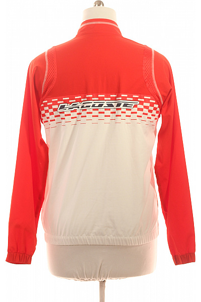 LACOSTE Pánská oranžová kostkovaná větrová bunda se zipem Vel. L | LACOSTE | obrázek 3