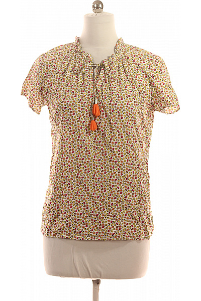 TAIFUN Dámská halenka s krátkým rukávem a potiskem boho Velikost 40 | TAIFUN | obrázek 2