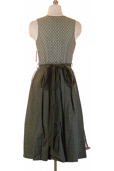 COUNTRY LINE  Dámské šaty bez rukávů modré bavlněné s páskem midi Velikost 36 | COUNTRY LINE  | obrázek 3