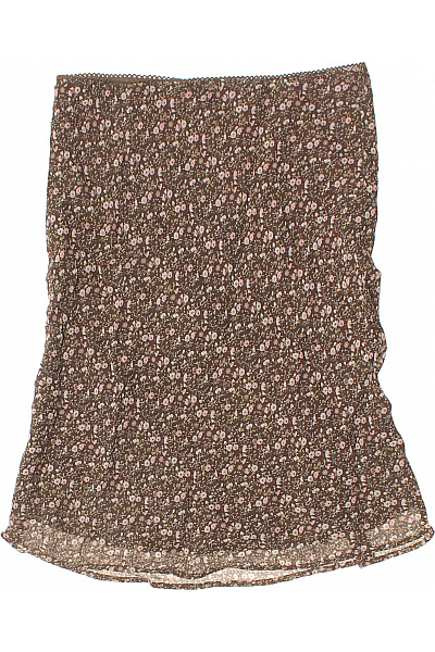 Esprit Dámská Rayonová Krátká Květinová Sukně Hnědá Nabíraná Vel. S | Esprit | obrázek 2