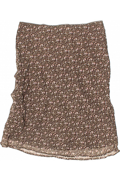 Esprit Dámská Rayonová Krátká Květinová Sukně Hnědá Nabíraná Vel. S | Esprit | obrázek 3