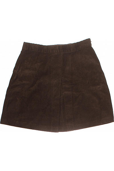 ZARA Dámská hnědá manšestrová áčková minisukně podzimní Vel. S | ZARA | obrázek 2