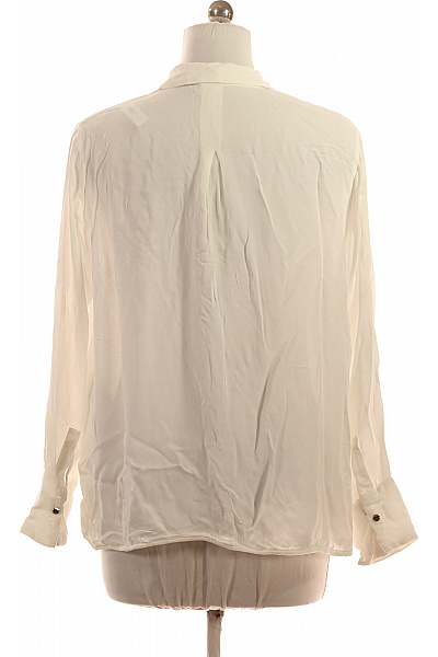 s.OLIVER Dámská viskózová bílá košile dlouhý rukáv elegantní volná Vel. 42 | s.OLIVER | obrázek 2