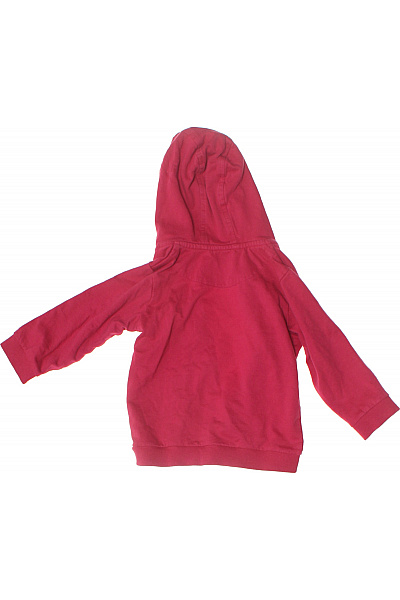 kanz Dívčí bavlněné mikiny na zip s kapucí růžové Vel. 92 | kanz | obrázek 2