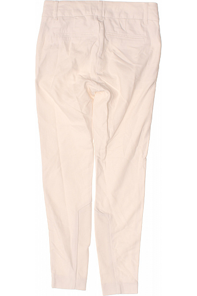 Mos Mosh Dámské bavlněné kalhoty béžové volnočasové rovné s knoflíky Vel. EU 34 | Mos Mosh | obrázek 3