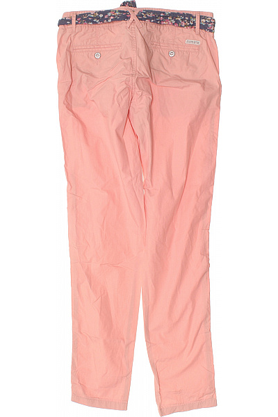 TOMMY HILFIGER Dámské bavlněné růžové kalhoty s páskem květované volné letní Vel. 26 | TOMMY HILFIGER | obrázek 3