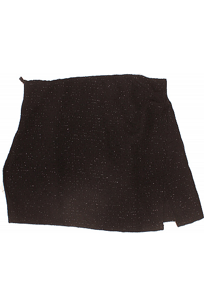 Dámská černá Mini Sukně S Rozparkem Elegantní Vel. 44