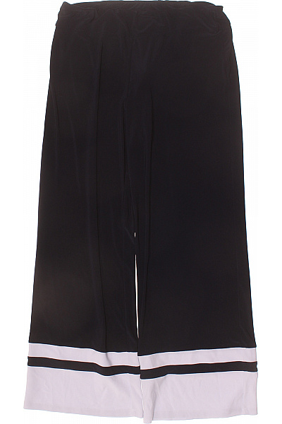 Joseph Ribkoff Dámské černé Volnočasové Kalhoty S Pruhy Velikost 42