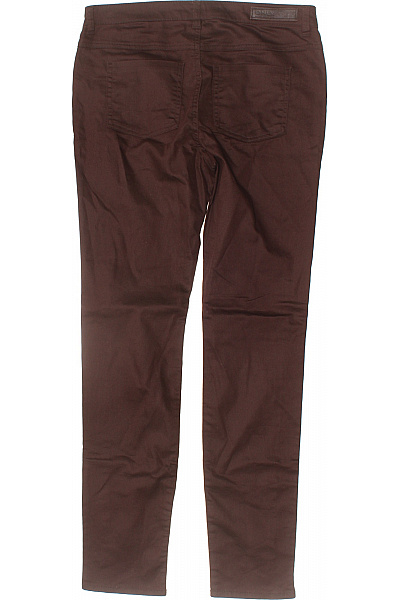 ONLY Bavlněné hnědé dámské džíny skinny se zipy Velikost l | ONLY | obrázek 2