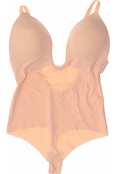 BYE BRA Dámské body hluboký výstřih béžové polyamidové Velikost EU XL | BYE BRA | obrázek 2