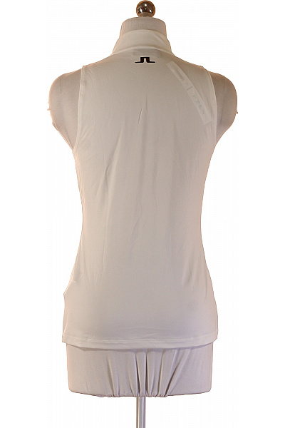 J.Lindeberg dámské bílé tričko bez rukávů se stojáčkem na cvičení Velikost s | J.Lindeberg | obrázek 2