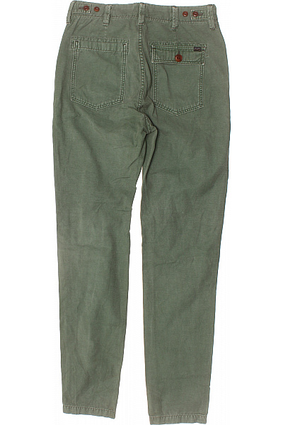 Pepe Jeans Bavlněné Zelené Ležérní Volné Kalhoty S Kapsami Velikost 28 | Pepe Jeans | obrázek 3