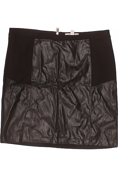 Esprit Dámská černá koženková mini sukně se zipem Vel. l | Esprit | obrázek 2