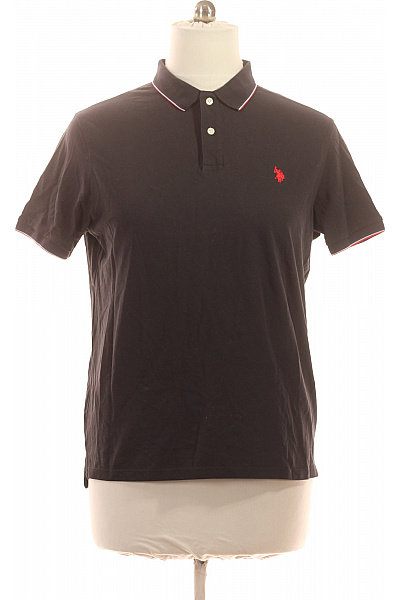 U.S.POLO ASSN. Pánské tričko s límečkem a krátkým rukávem jednobarevné Velikost XL | U.S.POLO ASSN. | obrázek 2