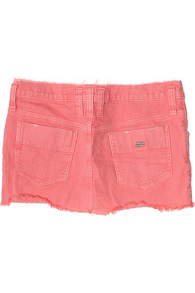 Miss Sixty Dámská bavlněná mini džínová sukně růžová krátká letní s kapsami Velikost S | Miss Sixty | obrázek 3