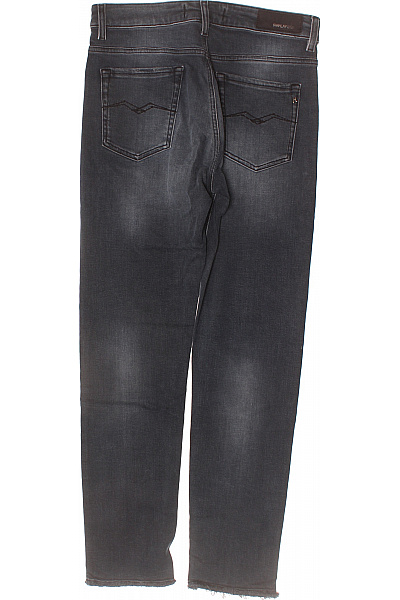 REPLAY Dámské bavlněné šedé džíny seprané zkrácené Vel. EU 29 | REPLAY | obrázek 2