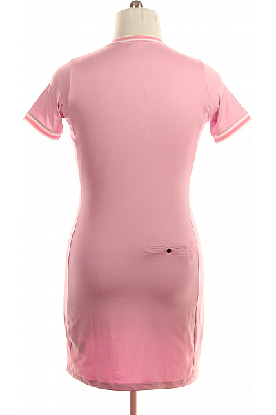 růžové krátké sportovní šaty s krátkým rukávem Vel. S | Unimoda | obrázek 3