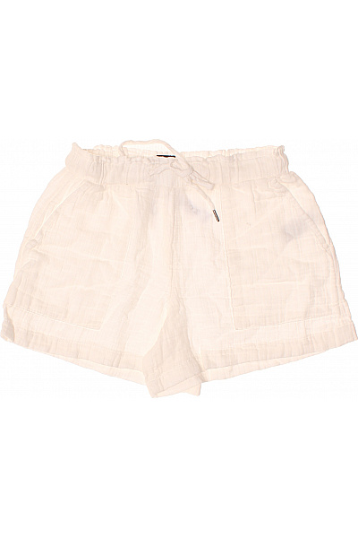 Gap Dámské Bavlněné Kraťasy Volnočasové S Kapsami Bílé Vel. XS