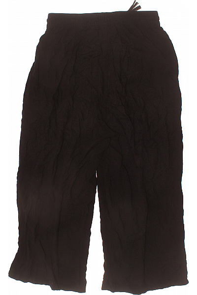 Sublevel Dámské volnočasové kalhoty široké černé Vel. L | Sublevel | obrázek 3