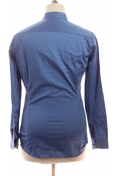 ETERNA Pánské košile modré elegantní business slim fit bavlna lesklá Velikost 42 | ETERNA | obrázek 2