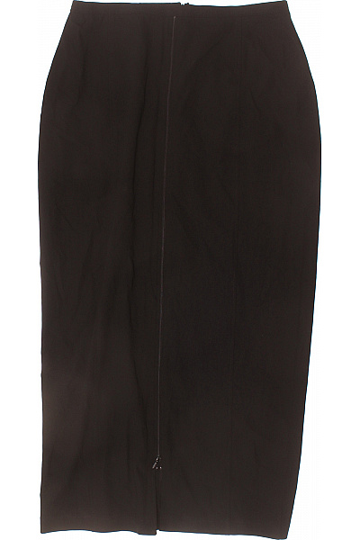 TAIFUN Dámská pouzdrová polyesterová černá sukně business elegantní se zipem Velikost 42 | TAIFUN | obrázek 2