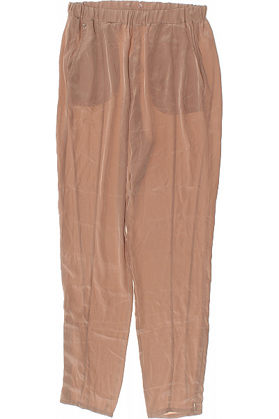 TWINSET Dámské Saténové Volnočasové Kalhoty S Kapsami Velikost EU S