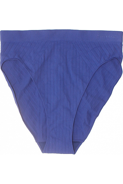 Marc O´Polo dámské bavlněné kalhotky modré žebrované bezešvé Vel. L | Marc O´Polo | obrázek 2