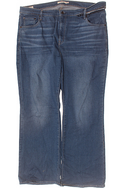 LEVIS Dámské Modré Džíny Se širokými Nohavicemi Pružné Klasické Velikost XL