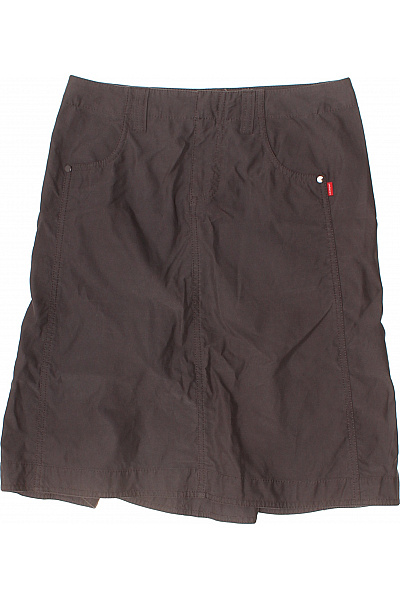 Jackpot Dámská outdoorová polyesterová sukně hnědá rovná ke kolenům s kapsami Velikost 32 | Jackpot | obrázek 2