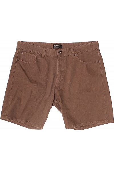 JACK & JONES Pánské kraťasy volnočasové bavlněné s kapsami hnědé Velikost XL | JACK & JONES | obrázek 2