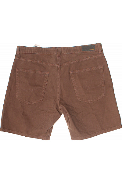 JACK & JONES Pánské kraťasy volnočasové bavlněné s kapsami hnědé Velikost XL | JACK & JONES | obrázek 3