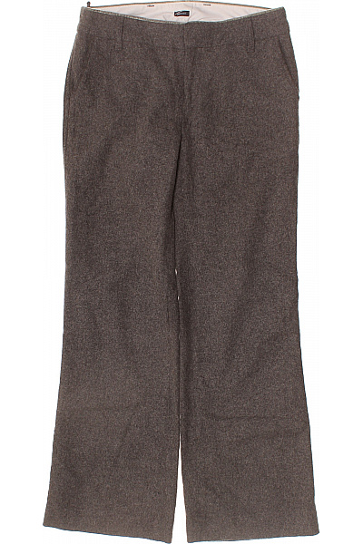 Gap Dámské vlněné oblekové kalhoty hnědé široké elegantní dlouhé Velikost EU 38 | Gap | obrázek 2
