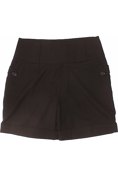 Pepe Jeans Dámské černé polyesterové kraťasy s vysokým pasem elegantní krátké s kapsami Velikost 26 | Pepe Jeans | obrázek 2