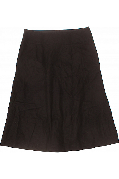 BANANA REPUBLIC Dámská černá vlněná midi áčková sukně s knoflíky podzimní Velikost S | BANANA REPUBLIC | obrázek 3