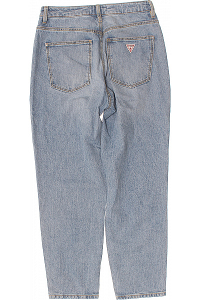 Guess Dámské bavlněné džíny světle modré seprané high waist tapered Velikost 29 | Guess | obrázek 2