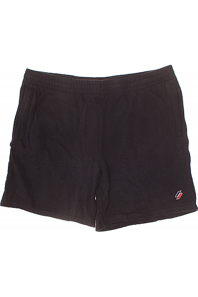 SUPERDRY Pánské černé teplákové kraťasy s kapsami volnočasové sportovní Vel. 2XL | SUPERDRY | obrázek 2