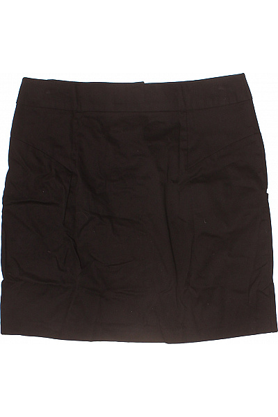 HALLHUBER Černá bavlněná mini sukně s knoflíky a kapsami Velikost EU 38 | HALLHUBER | obrázek 3