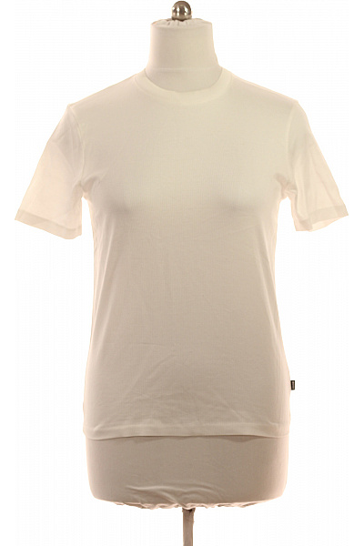 Hugo Boss Pánské Bílé Tričko S Krátkým Rukávem Basic Velikost L