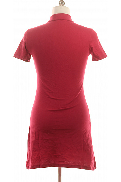 Karl Lagerfeld Dámské červené upnuté šaty krátké sportovní denní s límečkem Vel. M | Karl Lagerfeld | obrázek 2