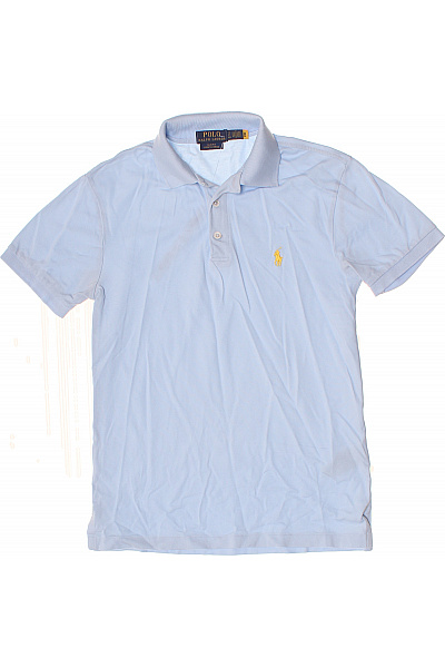 Ralph Lauren Polo Tričko S Krátkým Rukávem A Límečkem Jednobarevné Bavlněné Vel. S