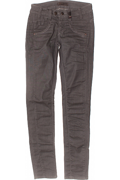 OBJECT Dámské šedé Strečové Skinny Džíny S Kapsami Vel. 27