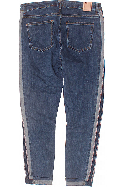 ZARA Dámské džíny pruhované strečové zkrácené Vel. 38 | ZARA | obrázek 2