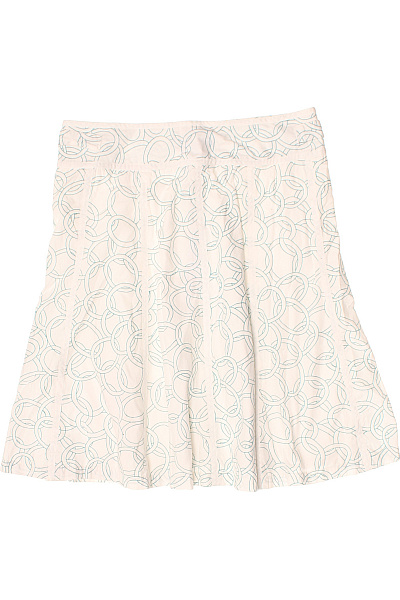 FRED PERRY Bavlněná vzorovaná sukně bílá letní skater Vel. UK 10 | FRED PERRY | obrázek 3