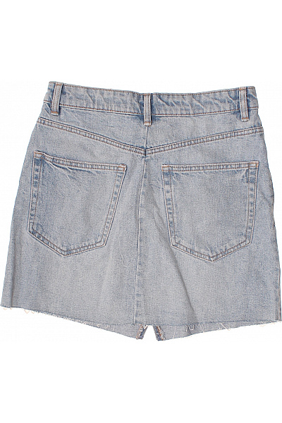 ZARA Dámská džínová sukně krátká s kapsami modrá Velikost 28 | ZARA | obrázek 3