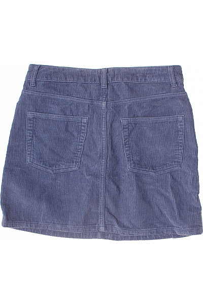 Topshop Dámská manšestrová sukně s kapsami modrá krátká Vel. EU 38 | Topshop | obrázek 3
