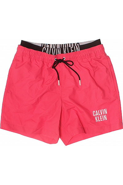 Calvin Klein Pánské Růžové Plavecké Kraťasy Volnočasové Vel. S