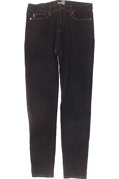 MOSCHINO Dámské Džíny Skinny Strečové Modré Vel. 29
