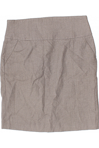 BANANA REPUBLIC Dámská business sukně ke kolenům s vysokým pasem a kapsami Velikost 8 | BANANA REPUBLIC | obrázek 2